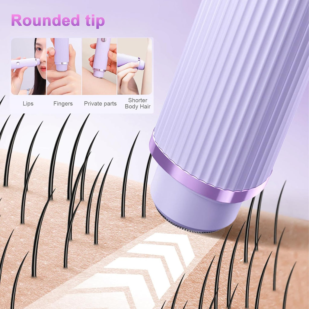 Portable Double Head Electric Shaver for Painless Smooth Travel Grooming