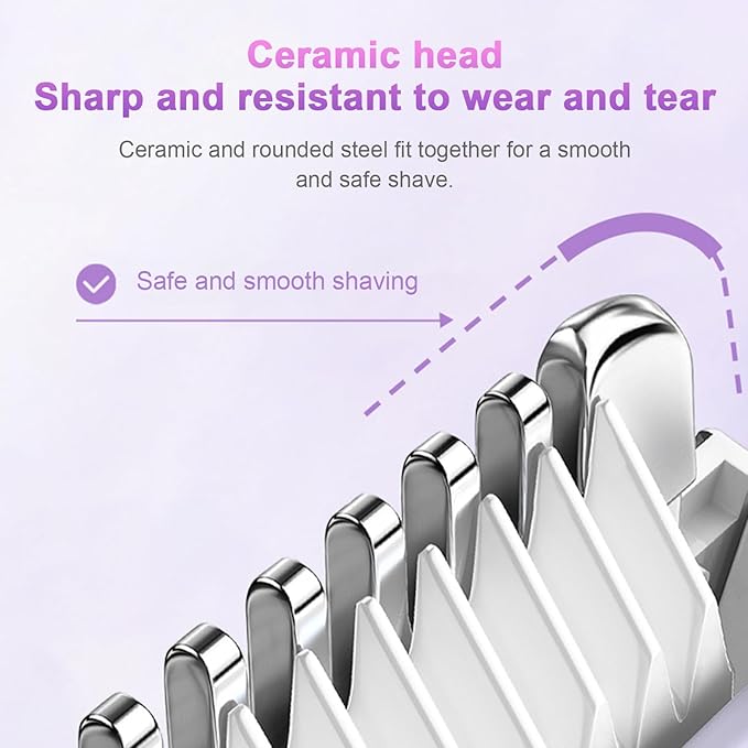 Portable Double Head Electric Shaver for Painless Smooth Travel Grooming