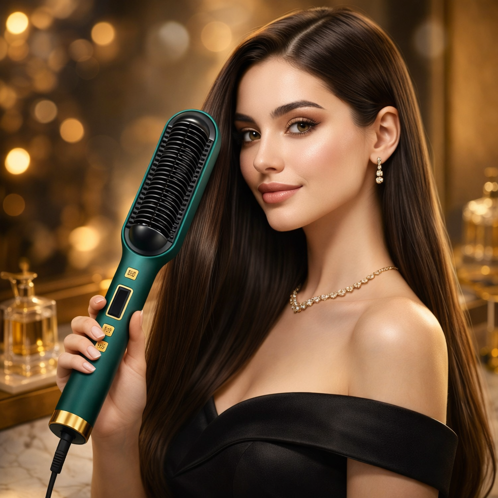 SalonGlow 5-Minute Hair Straightener Comb